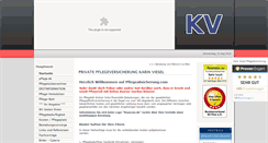 Desktop Screenshot of pflegeabsicherung.com