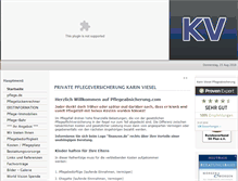 Tablet Screenshot of pflegeabsicherung.com